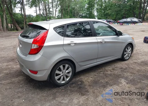 2014 Hyundai Accent Se из США, поврежденный, VIN KMHCU5AE0EU183646